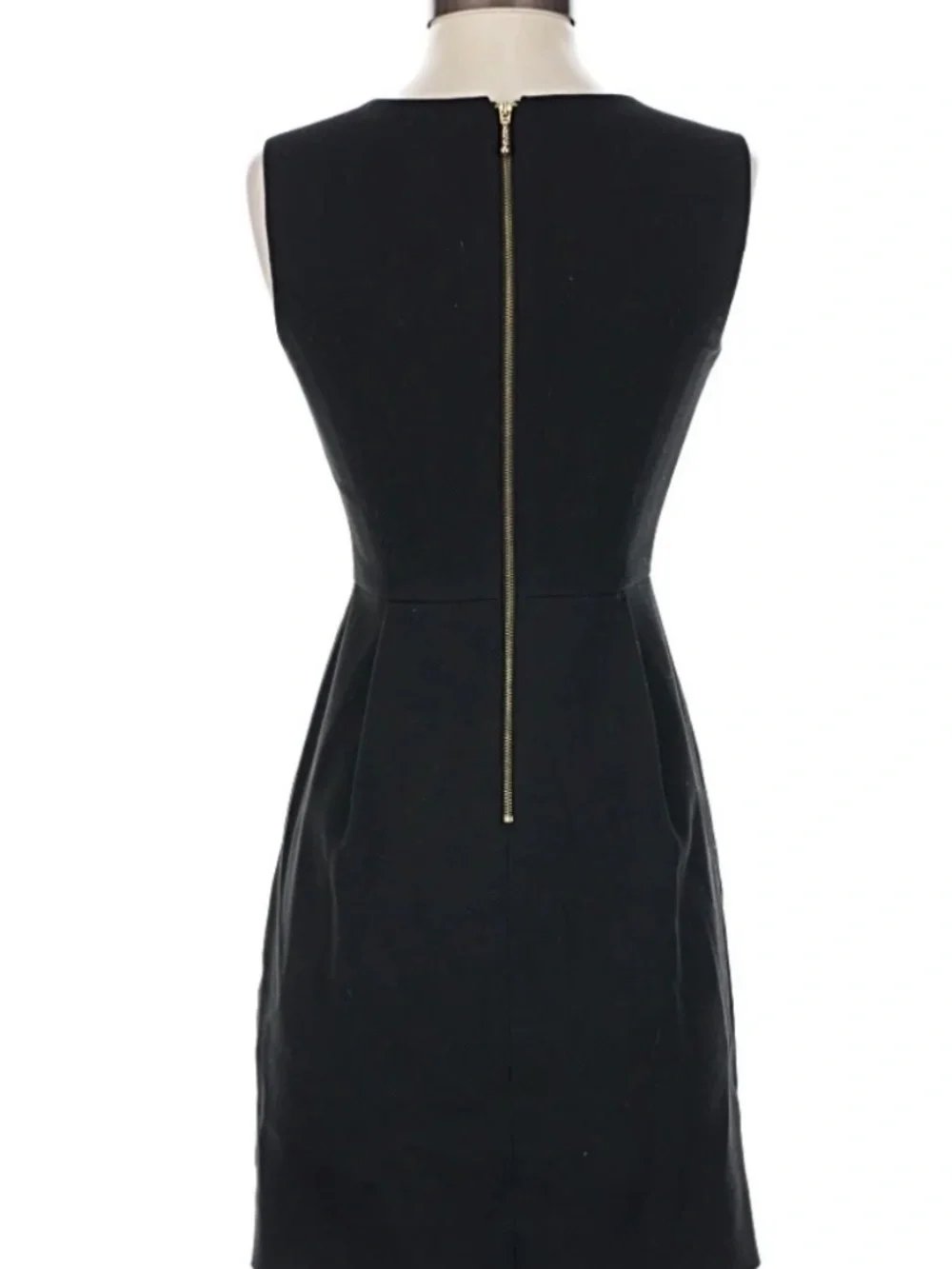 Kate Spade New York Black Polka Dot Jacquard Sheath Dress with Pockets - Size 0